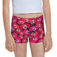thumbnail image 1 of Rocae Orchids Flowers for Girls' Cotton Boxer Briefs, Soft Mid-rise Panties-XX-Small, 1 of 5