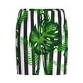 thumbnail image 1 of Rocae Palm Greenery for Men's Soft Sleep Pajama Shorts, Waistband and Pockets, 1 of 9