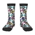thumbnail image 1 of Rocae Panda And Glasses for Girls Boys Crew Socks,Children's Socks, Kids Socks, Toddler Socks: Daily Wear with Kids School Uniform, 1 of 5