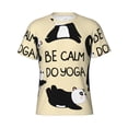 thumbnail image 1 of Rocae Panda Doing Yoga for Men's Moisture-Wicking Crew Tee - T-Shirt for Sports, Outdoor Activities, and Casual WearMedium, 1 of 9