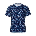 thumbnail image 1 of Rocae Party Shark Cute for Men's Moisture-Wicking Crew Tee - T-Shirt for Sports, Outdoor Activities, and Casual WearMedium, 1 of 9