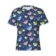 thumbnail image 1 of Rocae Party Shark Cute for Men's Moisture-Wicking Crew Tee - T-Shirt for Sports, Outdoor Activities, and Casual WearX-Large, 1 of 9