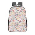 thumbnail image 1 of Rocae Passport Stamp for 16inch Clear Backpack Transparent School Backpack for Women Men, Capacity Clear Bag for College, Travel, 1 of 7