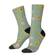 thumbnail image 1 of Rocae Pig Face With Sunflower for Adult Socks Casual Athletic Stretchy Loose Socks for Women Men Non-Slip Middle Tube Socks, 1 of 6