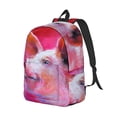 thumbnail image 1 of Rocae Pig for Durable Canvas Backpack Leisure Large Bag Travel Rucksack Multi-function Backpack Medium, 1 of 1