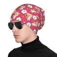 thumbnail image 1 of Rocae Piggy Sunflower for Beanies Hats for Men Women Warm Chunky Knit Hats Winter Adult Milk Silk Knitted Beanie, 1 of 7