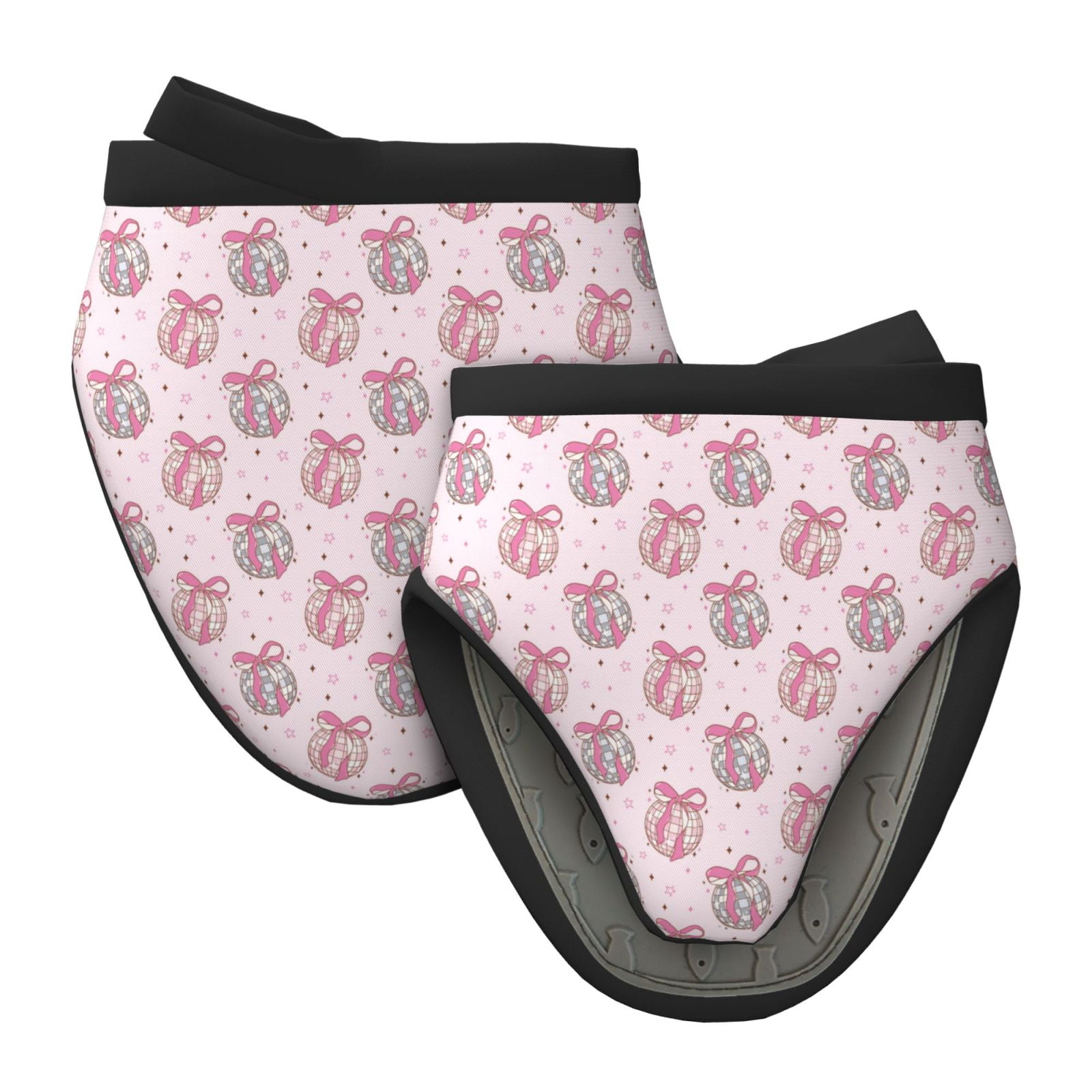 Rocae Pink Disco Ball for Mini Oven Mitts Rubber Oven Glove, Kitchen ...