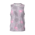 thumbnail image 1 of Rocae Pink Flamingo for Men's Basketball Jersey Lightweight and Breathable Athletic Tank Top,Quick-Drying Sports Jersey 4X-Large, 1 of 9