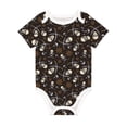 thumbnail image 1 of Rocae Pirate Skulls for Baby Climbing Clothes Soft Baby Romper for Active Infants Comfortable and Breathable Crawling Jumpsuit Unisex Baby Outfit 9M, 1 of 8