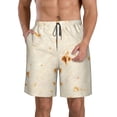 thumbnail image 1 of Rocae Pita Tortilla for Men's Beach Shorts Casual Elastic Waist Drawstring Summer Beach Shorts,S-3XL-Small, 1 of 6