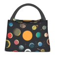thumbnail image 1 of Rocae Planets And Their Moons for Insulated Lunch Bag for Women Men,Large Lunch Box for for Work/Office/Picnic/Travel, 1 of 6
