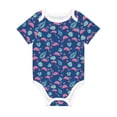 thumbnail image 1 of Rocae Plants And Flamingos for Baby Climbing Clothes Soft Baby Romper for Active Infants Comfortable and Breathable Crawling Jumpsuit Unisex Baby Outfit 9M, 1 of 8