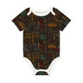 thumbnail image 1 of Rocae Polynesian Turtles for Baby Climbing Clothes Soft Baby Romper for Active Infants Comfortable and Breathable Crawling Jumpsuit Unisex Baby Outfit 2 Years, 1 of 8