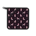 thumbnail image 1 of Rocae Poodle Dog for Square Silicone Anti-scalding Mat Trivet Hot Pads for Kitchen Counter, Silicone Trivets for Hot Pots and Pans, 1 of 8