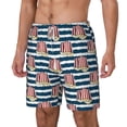 thumbnail image 1 of Rocae Popcorn for Men's Swim Trunks Quick Dry With Two Side Pockets and One Lined Patch PocketLarge, 1 of 9