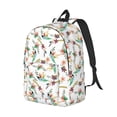 thumbnail image 1 of Rocae Pretty Floral With Leaves for Durable Canvas Backpack Leisure Large Bag Travel Rucksack Multi-function Backpack Medium, 1 of 1