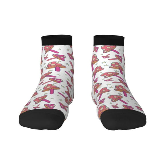 Rocae Purple Mushroom for Premium Adult Socks,Comfortable, Breathable, and Durable Socks, Perfect for Everyday Wear