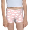 thumbnail image 1 of Rocae Rabbit And Cloud for Girls' Cotton Boxer Briefs, Soft Mid-rise Panties-XX-Small, 1 of 5