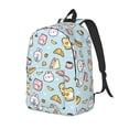 thumbnail image 1 of Rocae Rabbit Burger Coffee for Canvas College Laptop Backpack for Men Women-Medium, 1 of 5