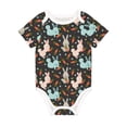 thumbnail image 1 of Rocae Rabbit Is Eating Carrots for Baby Climbing Clothes Soft Baby Romper for Active Infants Comfortable and Breathable Crawling Jumpsuit Unisex Baby Outfit 6 Months, 1 of 8