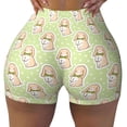 thumbnail image 1 of Rocae Rabbit With Tie for Women's Quick-Dry Running Shorts,Ladies Active Athletic Apparel Yoga Workout Gym Running Volleyball Spandex Shorts Medium, 1 of 9