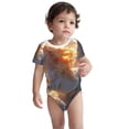 thumbnail image 1 of Rocae Rainbow Cloud White Horse for Baby Cotton Short-Sleeve Bodysuits for Unisex Onesies Bodysuit-6 Months, 1 of 7