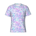 thumbnail image 1 of Rocae Rainbow Scales for Men's Moisture-Wicking Crew Tee - T-Shirt for Sports, Outdoor Activities, and Casual WearSmall, 1 of 1