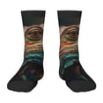 thumbnail image 1 of Rocae Realistic Colorful Chameleon for Girls Boys Crew Socks,Children's Socks, Kids Socks, Toddler Socks: Daily Wear with Kids School Uniform, 1 of 5