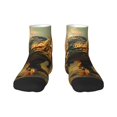 thumbnail image 1 of Rocae Realistic Style Forest Dinosaur for Premium Adult Socks,Comfortable, Breathable, and Durable Socks, Perfect for Everyday Wear, 1 of 7