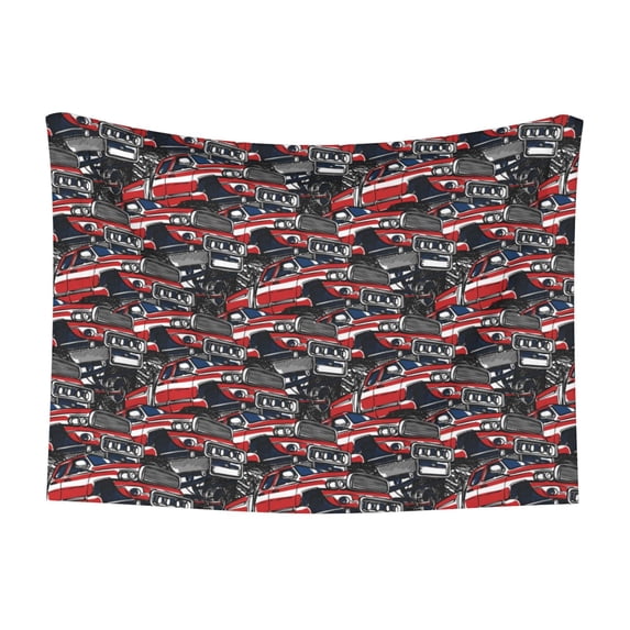 Rocae Red And Blue Cars for Pet Blanket Dog Blanket Cat Blanket Soft Sleep for Small Medium Pet-Medium
