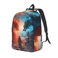 thumbnail image 1 of Rocae Red And Blue Sky Dragon for Canvas College Laptop Backpack for Men Women-Small, 1 of 5