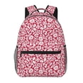 thumbnail image 1 of Rocae Red Flowers Print Lightweight Casual Backpack Travel Hiking Backpack Carry on Laptop Backpack, 1 of 5