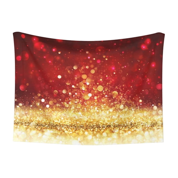 Rocae Red Gold Glitter for Pet Blanket Dog Blanket Cat Blanket Soft Sleep for Small Medium Pet-Large
