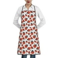 thumbnail image 1 of Rocae Red Ladybugs for Kitchen Aprons for Women Adjustable Cooking Kitchen Chef Apron for Men with Pockets, 1 of 7