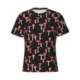 thumbnail image 1 of Rocae Red Mushrooms for Men's Moisture-Wicking Crew Tee - T-Shirt for Sports, Outdoor Activities, and Casual WearX-Large, 1 of 9
