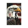 thumbnail image 1 of Rocae Retro American Eagle A for Decorator Light Switch or Receptacle Outlet Wall Plate,Polycarbonate Thermoplastic-Style T, 1 of 6