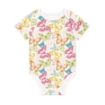 thumbnail image 1 of Rocae Retro Colorful Butterfly for Baby Climbing Clothes Soft Baby Romper for Active Infants Comfortable and Breathable Crawling Jumpsuit Unisex Baby Outfit, 1 of 8