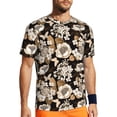 thumbnail image 1 of Rocae Retro Hydrangeas for Men's Mesh Quick-Dry Short Sleeve Workout T-Shirt,Mens Crew Neck Tee Lightweight Soft Classic T Shirts X-Small, 1 of 9