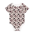 thumbnail image 1 of Rocae Retro Red Black Roses for Baby Climbing Clothes Soft Baby Romper for Active Infants Comfortable and Breathable Crawling Jumpsuit Unisex Baby Outfit 3 Months, 1 of 8