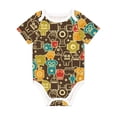 thumbnail image 1 of Rocae Robot and Monsters for Baby Climbing Clothes Soft Baby Romper for Active Infants Comfortable and Breathable Crawling Jumpsuit Unisex Baby Outfit 12 Months, 1 of 8