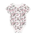 thumbnail image 1 of Rocae Rose Flowers for Baby Climbing Clothes Soft Baby Romper for Active Infants Comfortable and Breathable Crawling Jumpsuit Unisex Baby Outfit 2 Years, 1 of 8