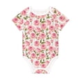thumbnail image 1 of Rocae Rose Flowers for Baby Climbing Clothes Soft Baby Romper for Active Infants Comfortable and Breathable Crawling Jumpsuit Unisex Baby Outfit 3 Months, 1 of 8