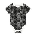thumbnail image 1 of Rocae Rose Flowers for Baby Climbing Clothes Soft Baby Romper for Active Infants Comfortable and Breathable Crawling Jumpsuit Unisex Baby Outfit 9M, 1 of 8