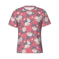 thumbnail image 1 of Rocae Rose Flowers for Men's Moisture-Wicking Crew Tee - T-Shirt for Sports, Outdoor Activities, and Casual Wear3X-Large, 1 of 9