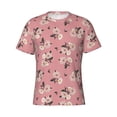 thumbnail image 1 of Rocae Rose Flowers for Men's Moisture-Wicking Crew Tee - T-Shirt for Sports, Outdoor Activities, and Casual WearSmall, 1 of 9