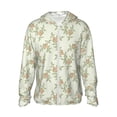 thumbnail image 1 of Rocae Rose Print Breathable Sun Protection Hoodie Quick-Dry Lightweight Long Sleeve Hoodie Unisex Running Sports Shirt 3X-Large, 1 of 9