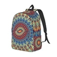 thumbnail image 1 of Rocae Round Mandala for Durable Canvas Backpack Leisure Large Bag Travel Rucksack Multi-function Backpack Small, 1 of 8