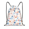 thumbnail image 1 of Rocae Scandinavian Alphabet for Gym Bag Drawstring Bags Gym Backpack for Gym, Travel, Sports, Swimming, Beach-Small, 1 of 6