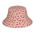 thumbnail image 1 of Rocae Sea Creatures for reflective Bucket Hat for Men Women Summer Beach Travel Summer Cap, 1 of 6