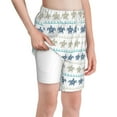 thumbnail image 1 of Rocae Sea Turtle for Teen Beach Trunks Boys Swim Trunks with Compression Liner Quick Dry Board ShortsX-Large, 1 of 9